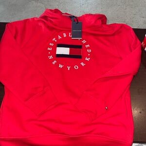 Tommy Hilfiger Classic Red Hoody Size L🎉